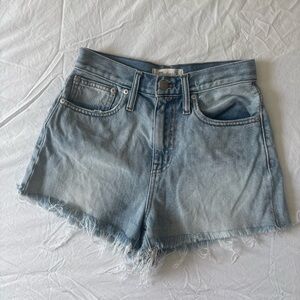 Madewell Jean shorts light denim